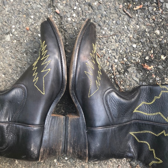 Custom made Grateful Dead stealy cowboy boots - Picture 11 of 12
